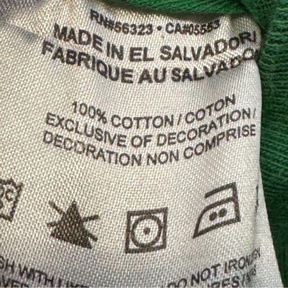 Nike Sportswear XL Green Graphic Basketball Hoop Tropical T-Shirt - Picture 5 of 6